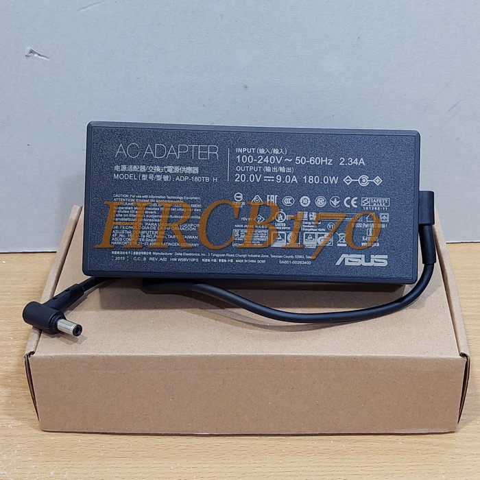 Adaptor Charger For Asus ROG 20V - 9A 180W DC 6.0×3.7mm LOGO ROG -HRCB