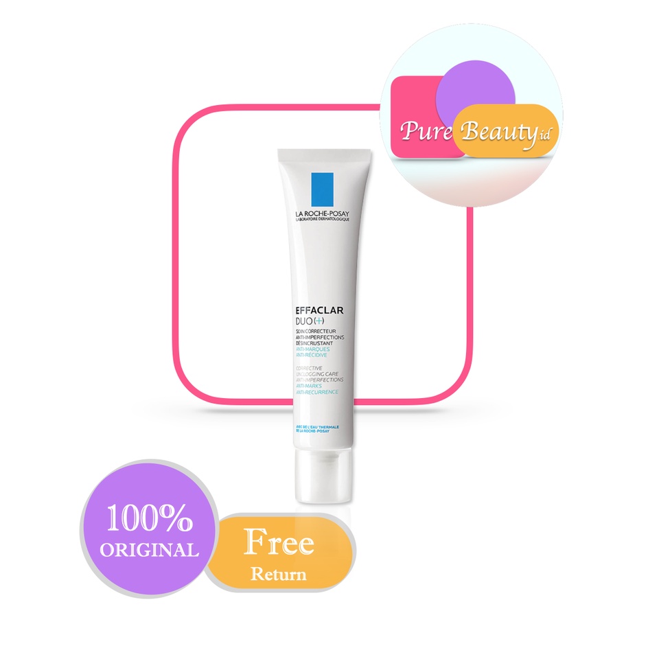 La Roche Posay Effaclar Duo+ Moisturizer 40ml  ❤100% Original ❤ Acne Oily Skin Pelembab Wajah Jerawat Berminyak