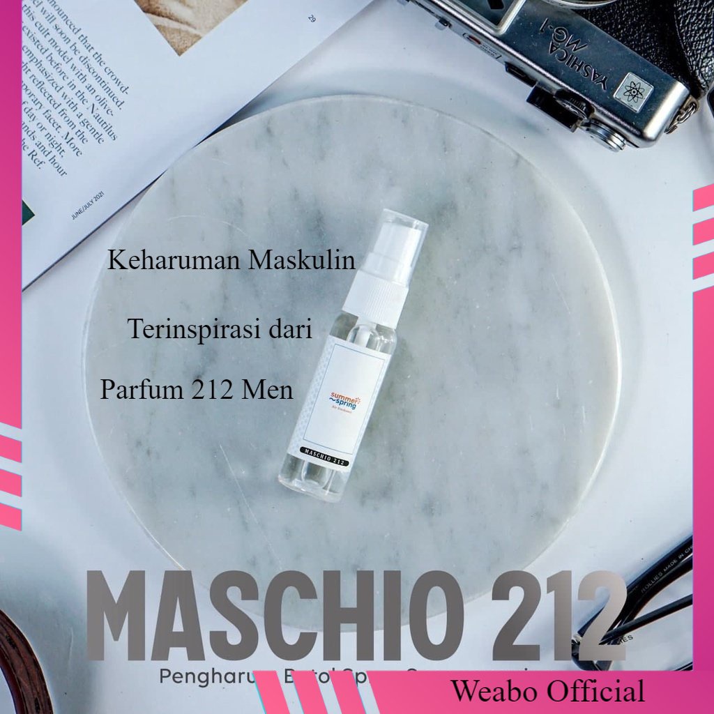 Summerspring Pengharum Spray Varian Maschio 212 | Parfume Series | Pengharum Ruangan/AC/Toilet/Kamar