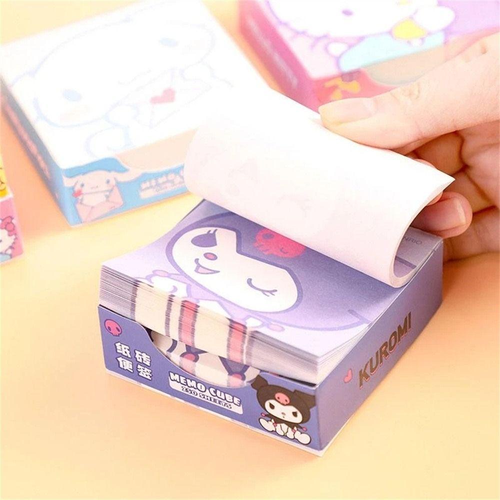 Mxbeauty Sticky Note Lucu Kreatif Pom Pom Purin Anime Melody Cinnamoroll Kertas Hias