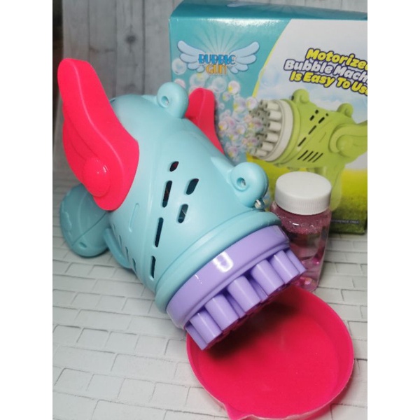 bubble gun bazoka 23 mata gelembung tembak pistol besar lampu sayap