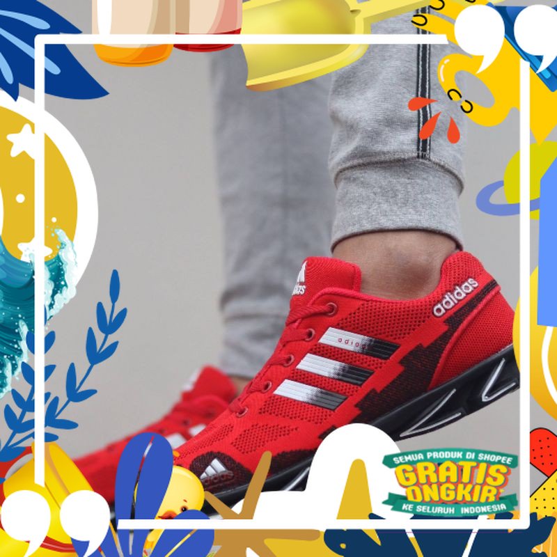 Super Mewah / Sepatu cowok. Sepatu Dewasa. sepatu murah. Sneakers impor vietnam Adidas springblade.