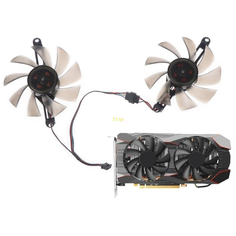 Bt 1PC 80mm Untuk Radeon RX 580 RX5500 XT 3pin VGA Fan Kartu Grafis Kipas Pendingin