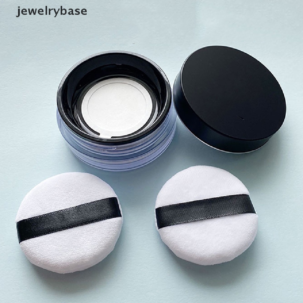 [jewelrybase] 2pcs Spons Puff Pad Kecantikan Wajah Lembut Foundation Wajah Alat Kosmetik Butik