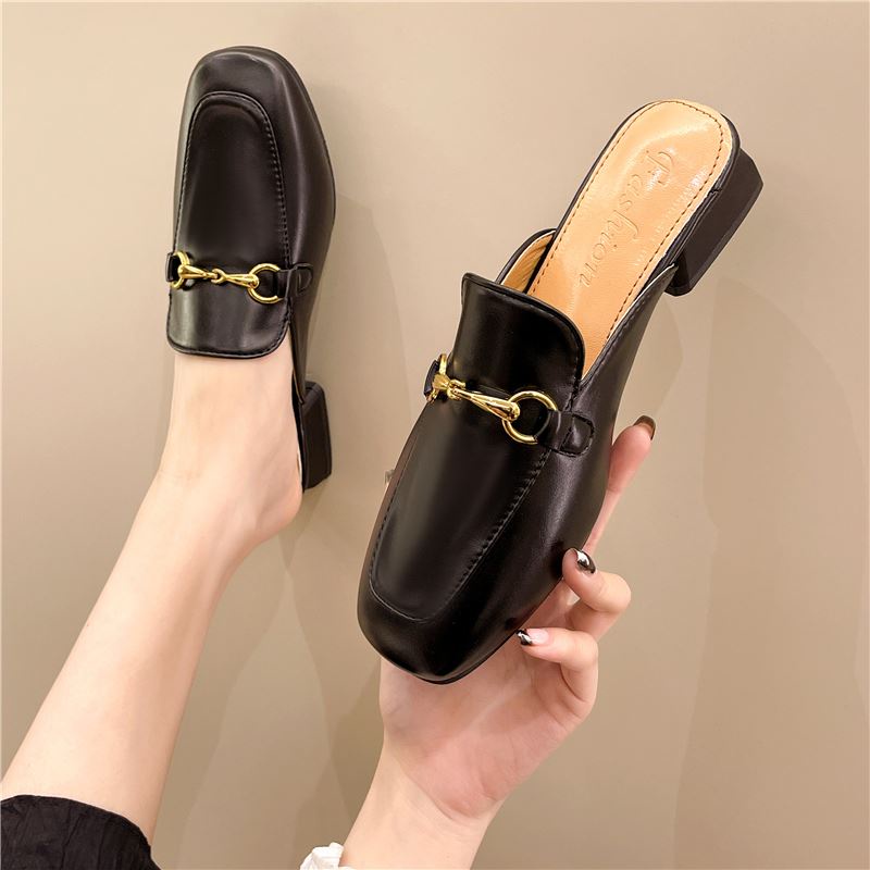 GI 23 (SIZE 35-40) RISCE SEPATU SLIP ON HEELS 3CM IMPORT WANITA CEWEK PEREMPUAN JAKARTA BATAM JSSF