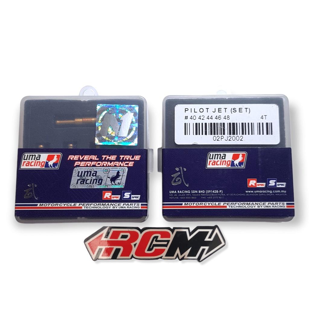 02PJ2002 SPUYER PJ PILOTJET PILOT JET KIT 1 SET PWK 40 42 44 46 48 4T PRESISI DI SETIAP UKURAN KOMPETIBEL UNTUK SMUA KARBU JENIS PWK ORI ORIGINAL UMA RACING ASLI