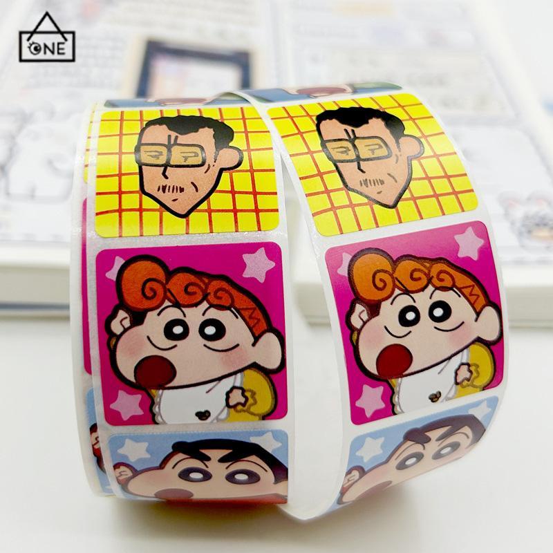 

COD❤️Kartun Lucu Bahan Scrapbook Sticker Melody Crayon Shin-chan Line Dog DIY Stiker Dekoratif-A.one