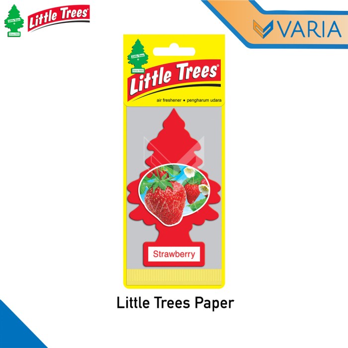 Little Trees Paper Strawberry Parfum Pengharum Ruangan Mobil Gantung