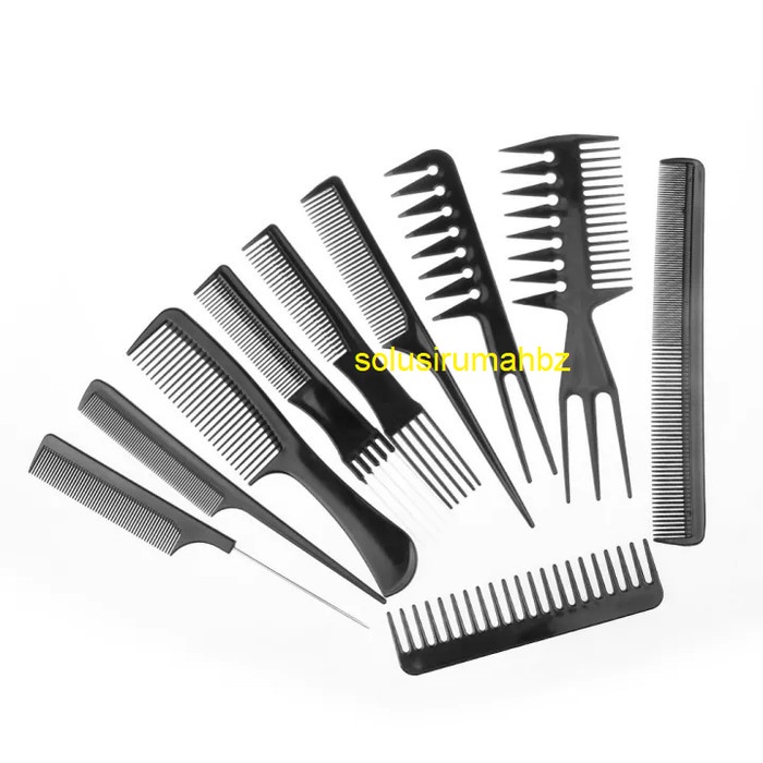 SISIR RAMBUT SET 10PCS BARBER SHOP SALON PANGKAS PENATA MODEL