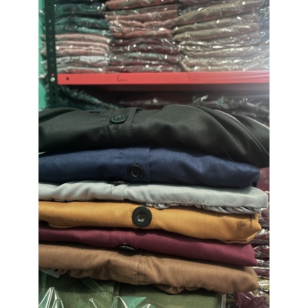 Terbaru ✨ Dress Syar'I Gamis Longdress Full Kancing Bahan Katun Toyobo Fodu Original Ada✅ / Gamis El