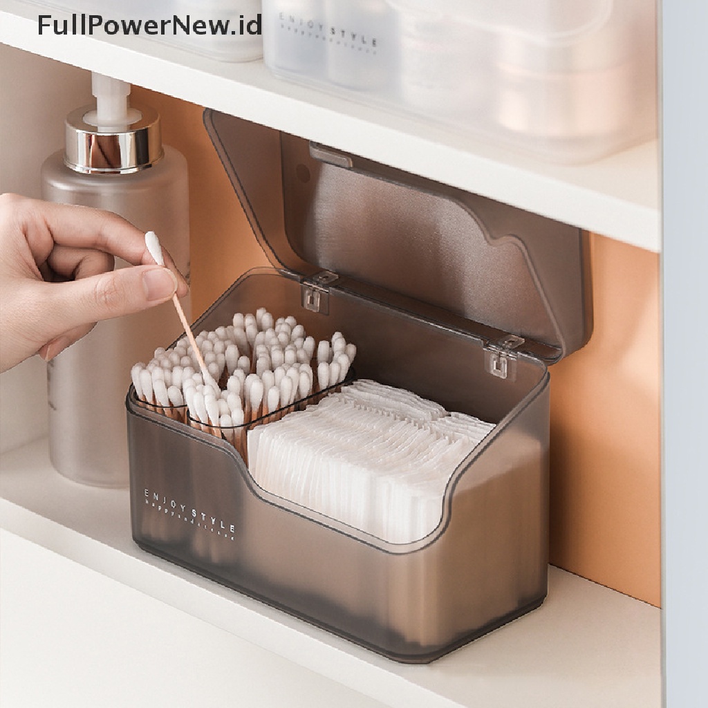 Power Makeup Organizer Kotak Penyimpanan Kosmetik Dengan 2laci Case Brush Lip Holder ID