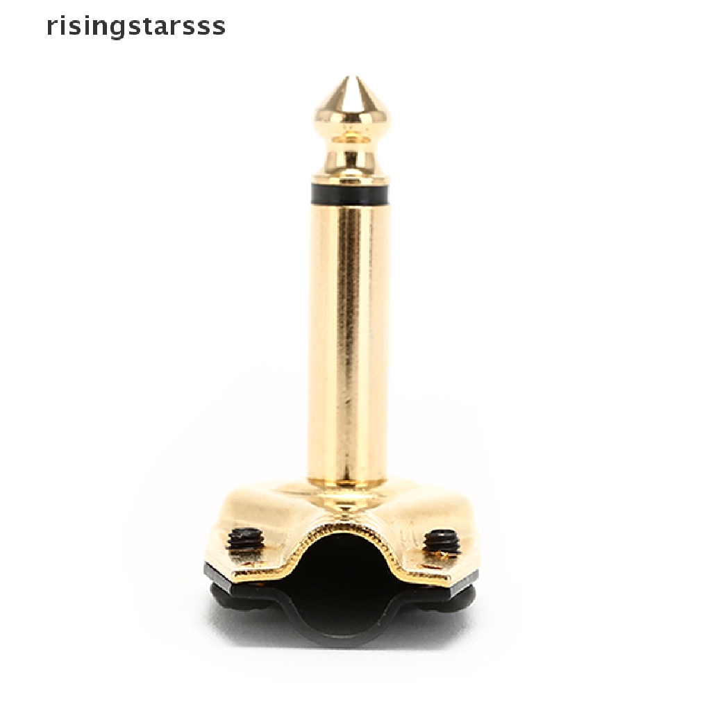 Rsid Span-new 6.35mm Efek Gitar Pedal Konektor Jack Adaptor Colokan Gitar Elektrik Jelly