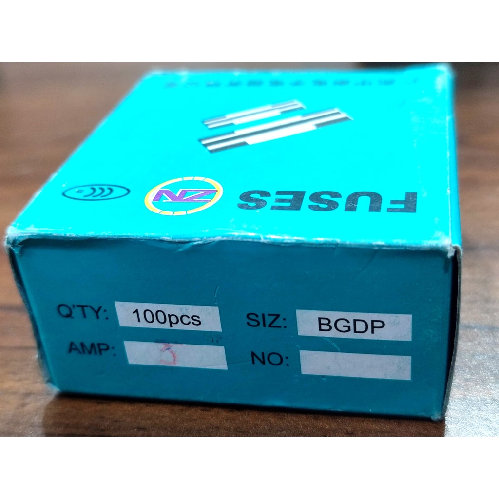 Fuse Kaca Panjang / Sekering Kaca / Sekring Kaca Panjang 3A