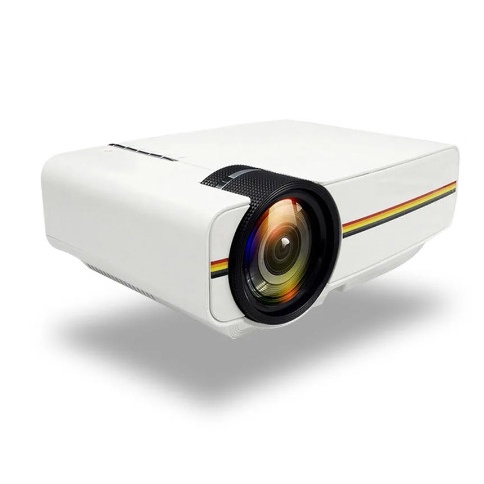 Mini LED Projector Proyektor Home Theater 800x480 1200 Lumens YG400