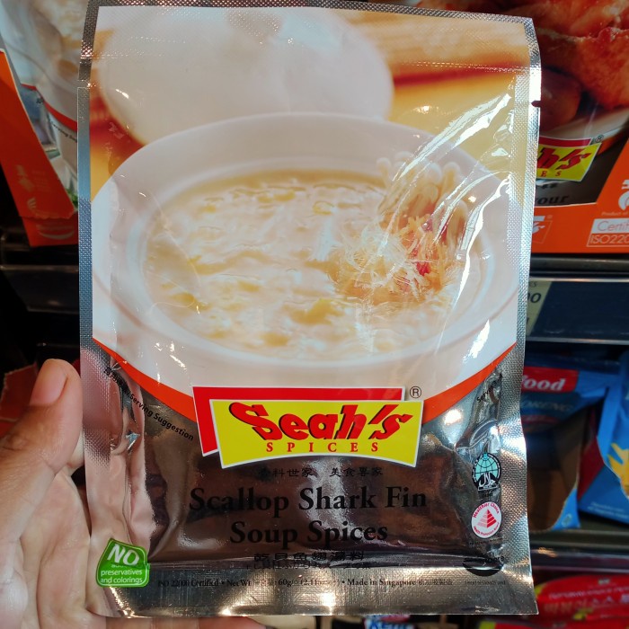 

Seah's Scallop Shark Fin Soup Spices 60gr