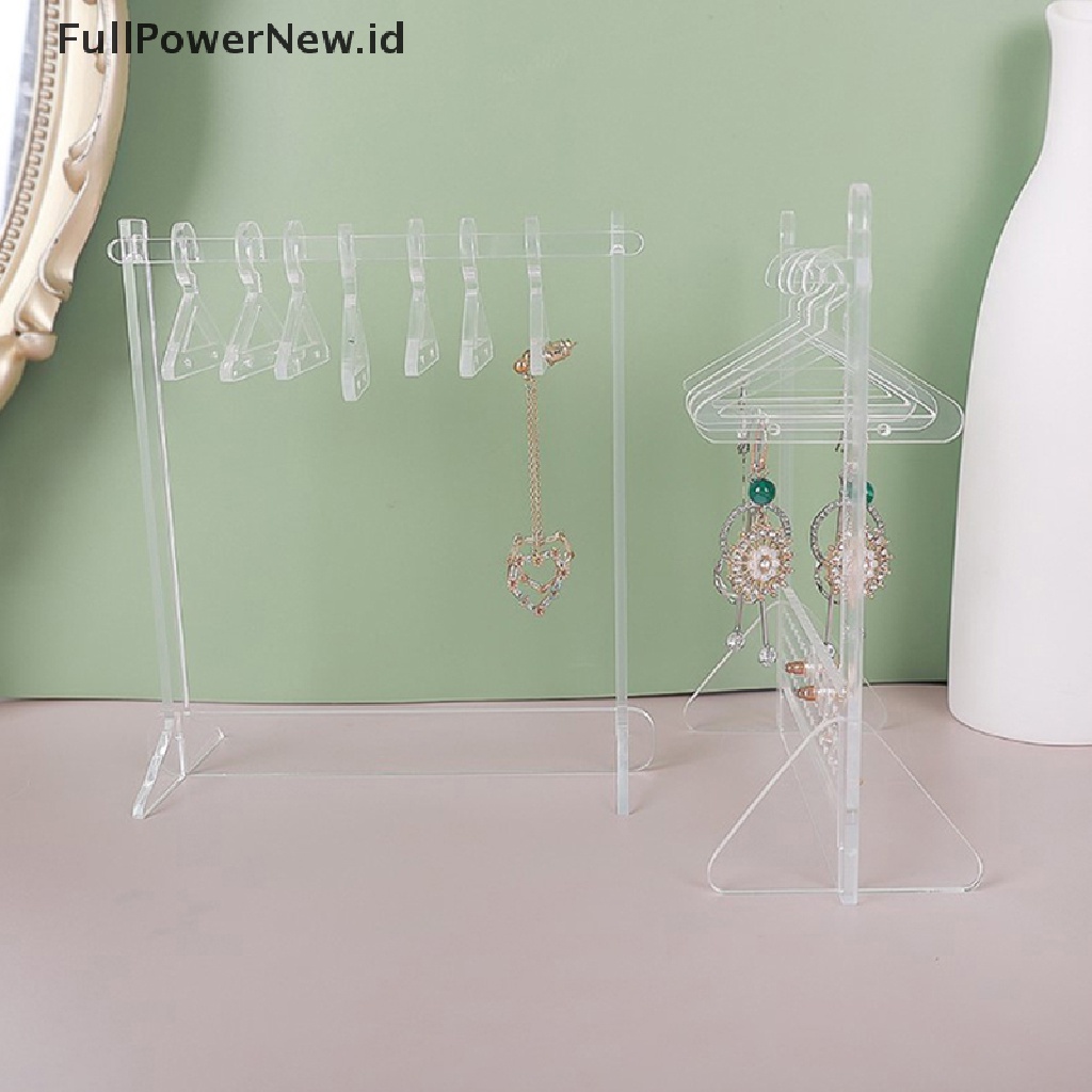 Power Acrylic Creative Jewelry Rack Hanger Rak Anting Kalung Anting Rak Perhiasan ID