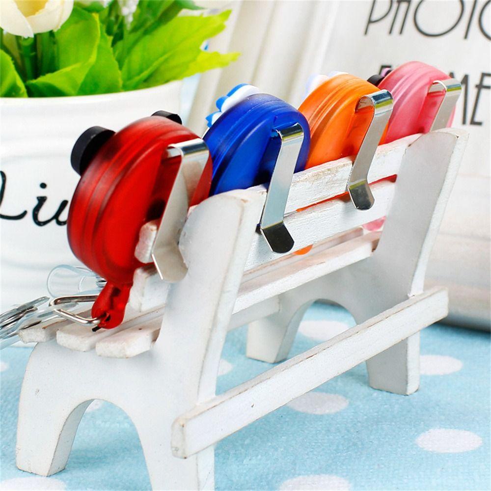 Rebuy Retractable Badge Reel Perlengkapan Kantor Silikon Perawat Dokter Kartun Card Holder Badge Holder Name Card Holder