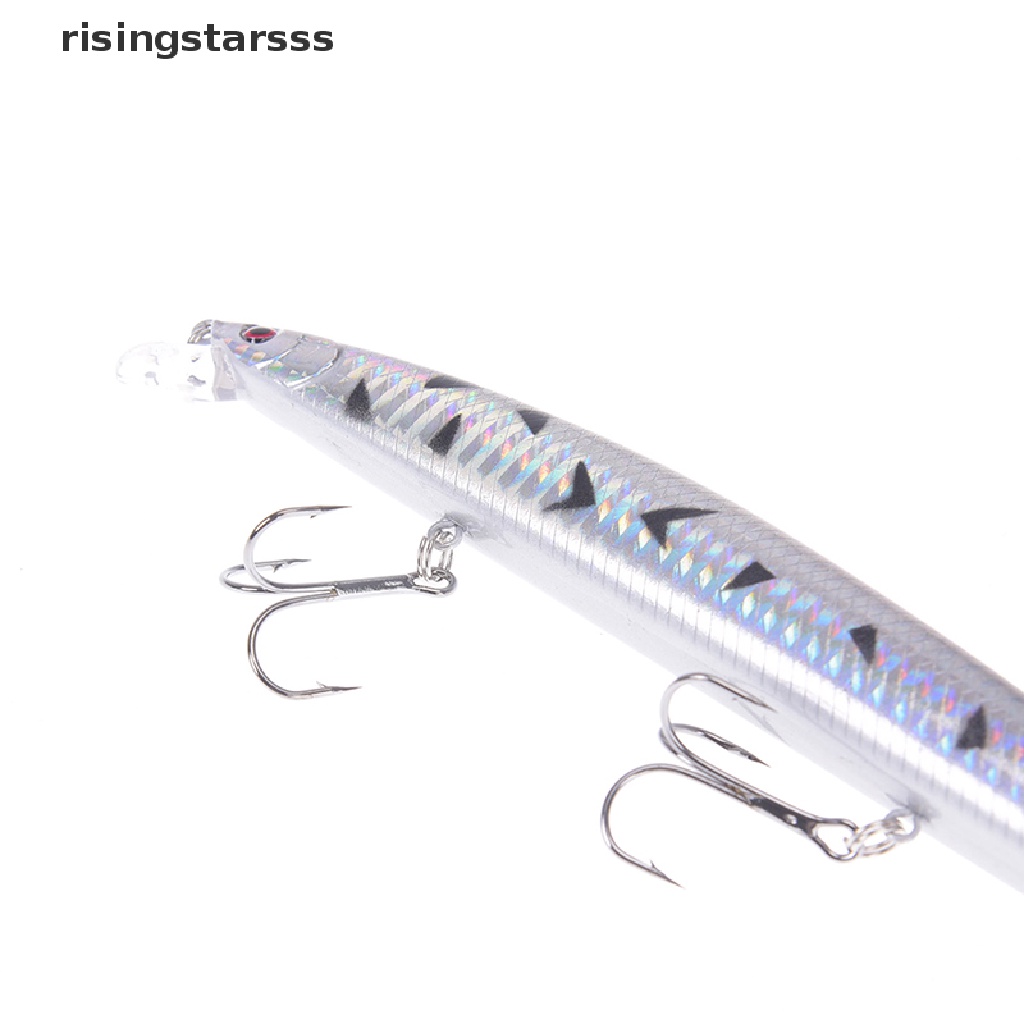 Rsid Span-new long minnow fishing lure Plastik hard tackle bass Engkol 18cm/7.08&quot; 26g Jelly