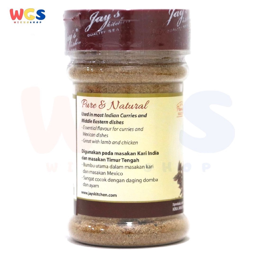 Jay's Kitchen Jays Cumin Ground 65 gr - Bubuk Jinten