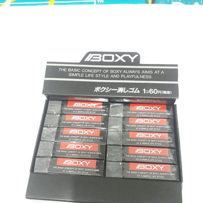

Penghapus BOXY EP-60 BX Hitam Panjang
