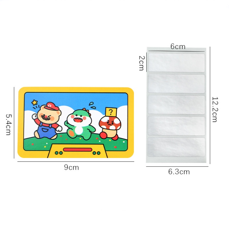 Stiker Goresan Keberuntungan Kardus Interaktif DIY Kreatif Pola Lucu Scratch Kartu Berkah Universal Liburan Anak Fun Now