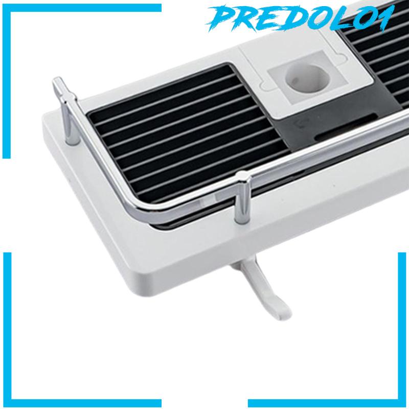 [Predolo1] Rak Shower Gantung Punch Free Adjustable Shower Organizer Untuk Batang Shower