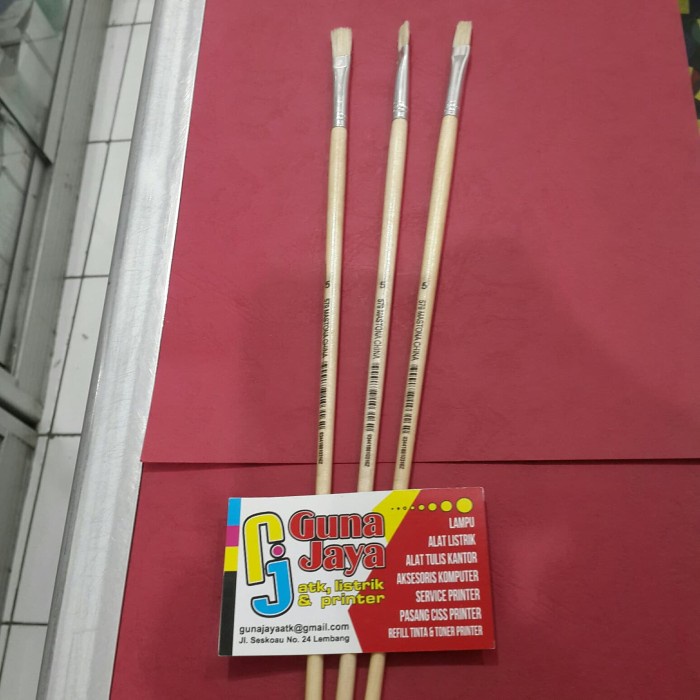 

Mastona Kuas No. 5 - Kuas Gambar Profesional untuk Sketsa dan Lukisan - GunajayaATK