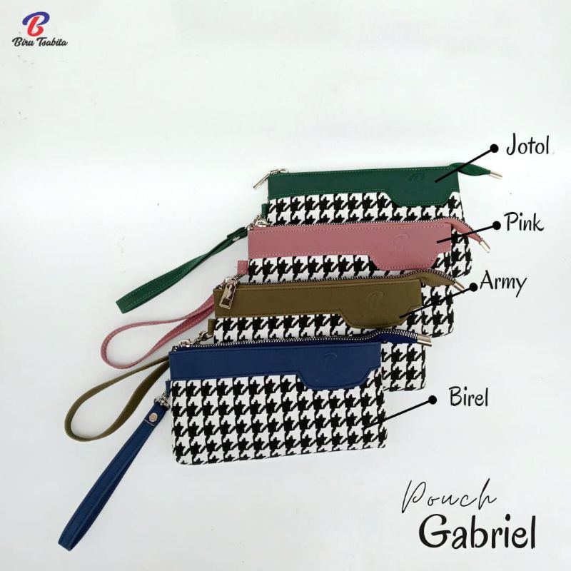 COD Gabriel Pouch by biru tsabita, dompet biru tsabita, dompet ORI dompet murah dompet kekinian