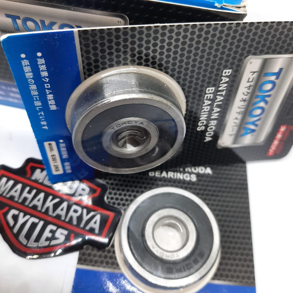 BEARING 6301 2RS LAHER LAKER RODA MESIN 1PC