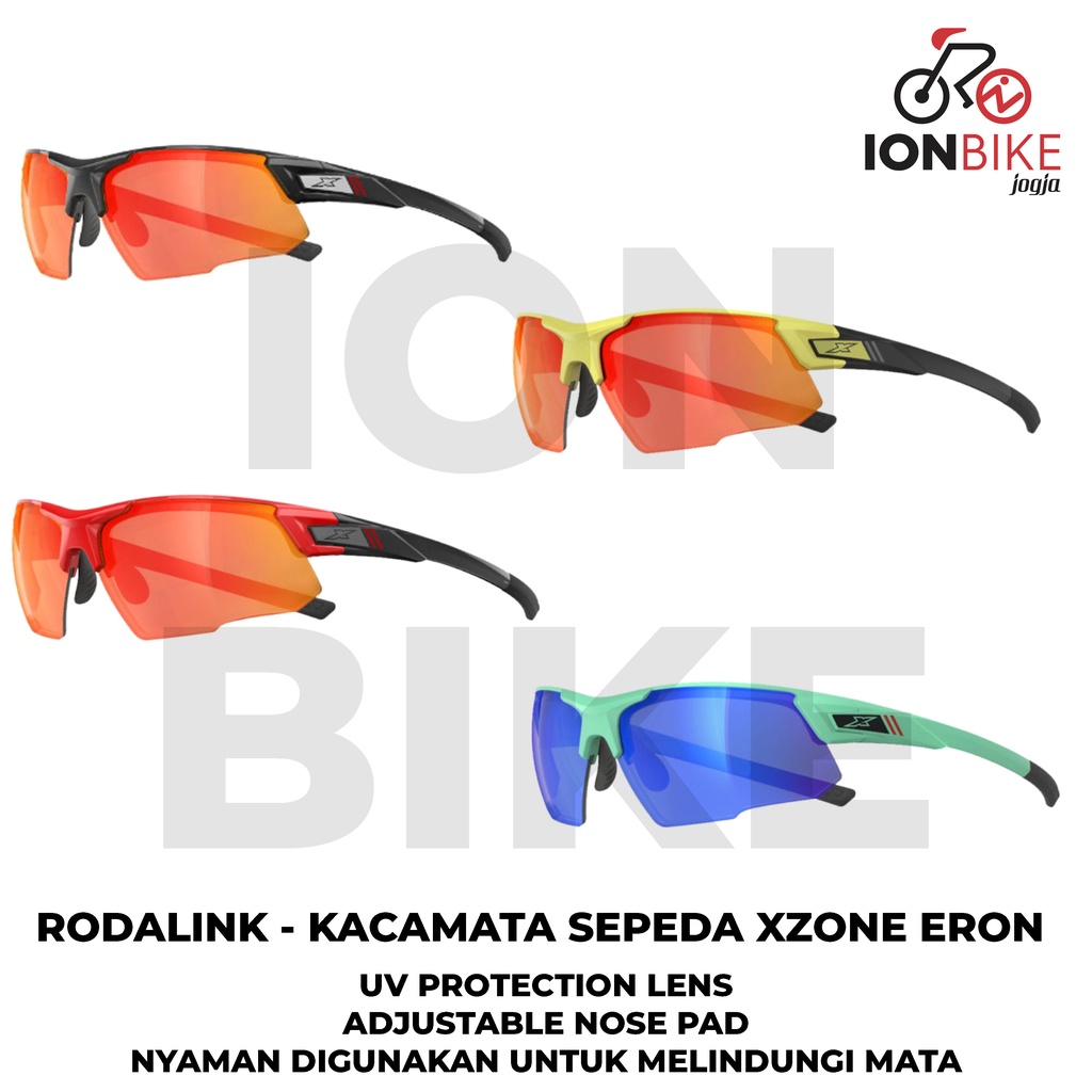 Kacamata Sepeda Xzone Eron Sunglasses X-Zone Terbaru Kaca mata Multi Lensa Lens Polarized Anti UV Ri
