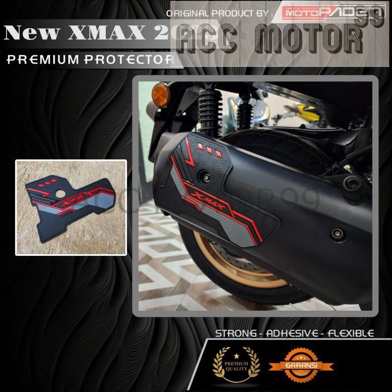 Stiker Rubber Knalpot Yamaha XMAX 2023