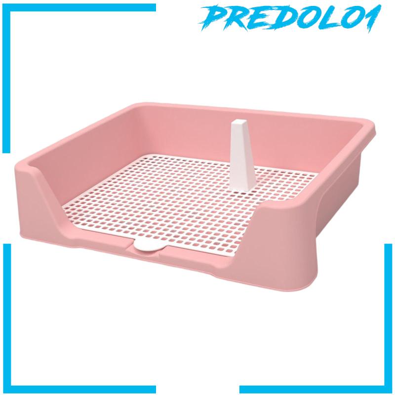 [Predolo1] Dog Training Potty Tray Urinal Jaga Bersih Anti Cipratan Kotak Kotoran Anjing Kisi