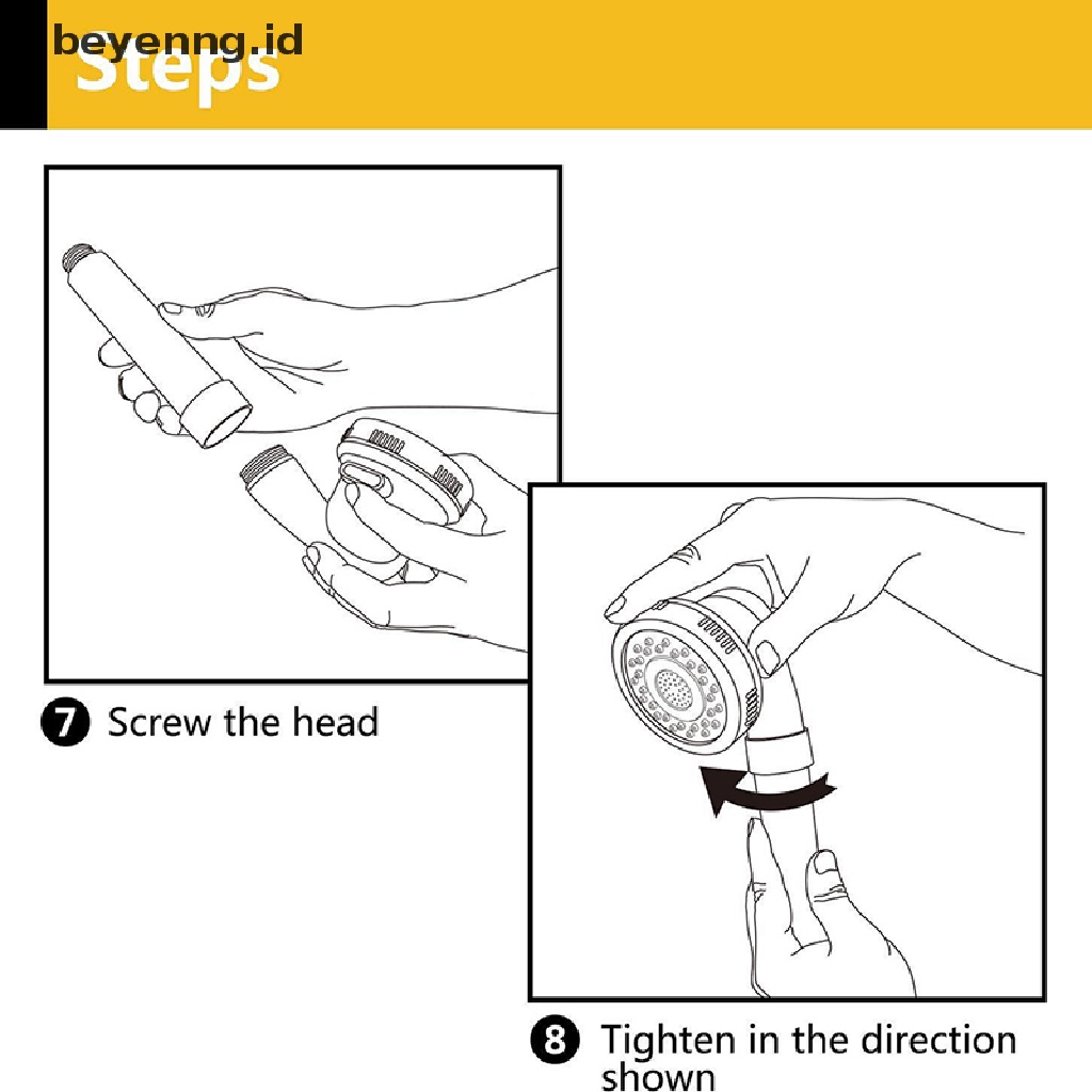 Beyen Shower Head Replacement Beads Filter Mineralized Ion Negatif Bola Keramik ID