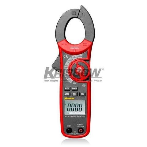 Tang Ampere Clamp Meter AC/DC 1000A True RMS Krisbow 10207849