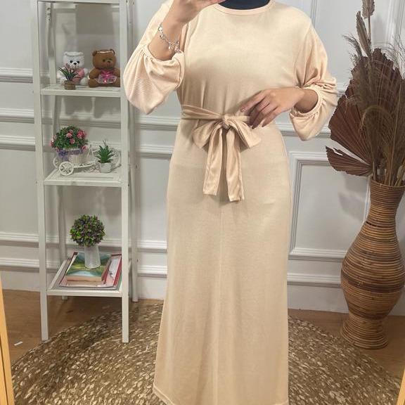 ZASKIYA - Gamis Azura Rin Knit Premium Wanita