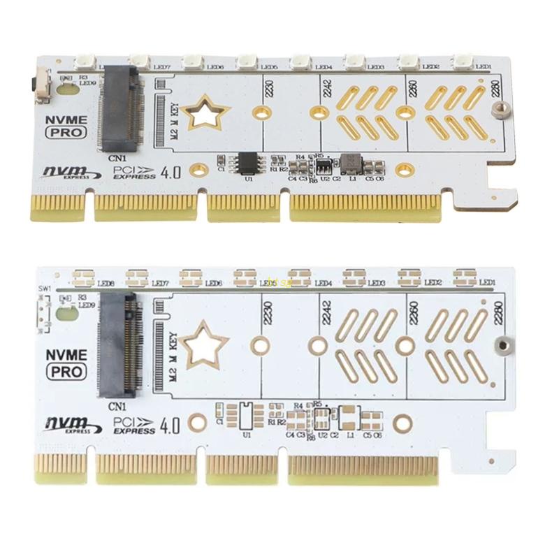 Adaptor btsg M.2 NVME to pcie 4.0 x16, Kartu Ekspansi pcie x16 Gen4 Dengan Casing Aluminium, Untuk 980 PRO,970 EVO