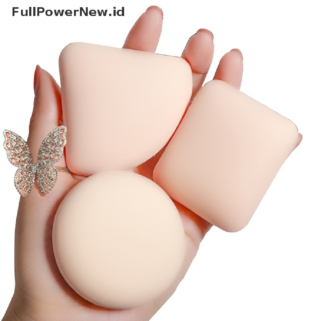 Power Puff Air-Cushion Spons Makeup Puff Halus Alat Kecantikan Basah Kering Dual Use ID