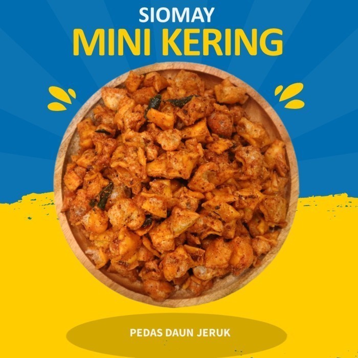 

Siomay Mini Kering Pedas Extra Daun Jeruk 1kg