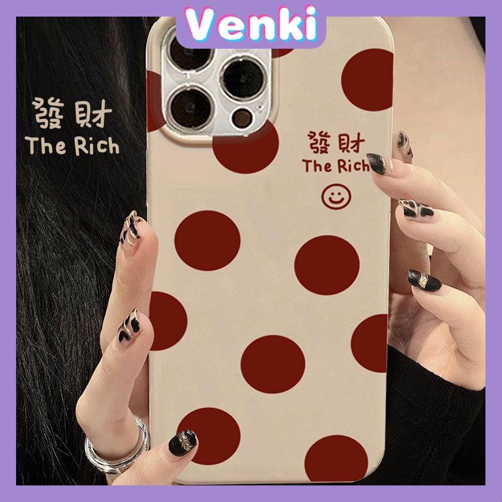 Case iPhone 14 Soft TPU Glossy Khaki Candy Case Cute Red Dots Camera Protection Shockproof For iPhone 14 13 12 11 Pro Max 7 8 Plus X XR