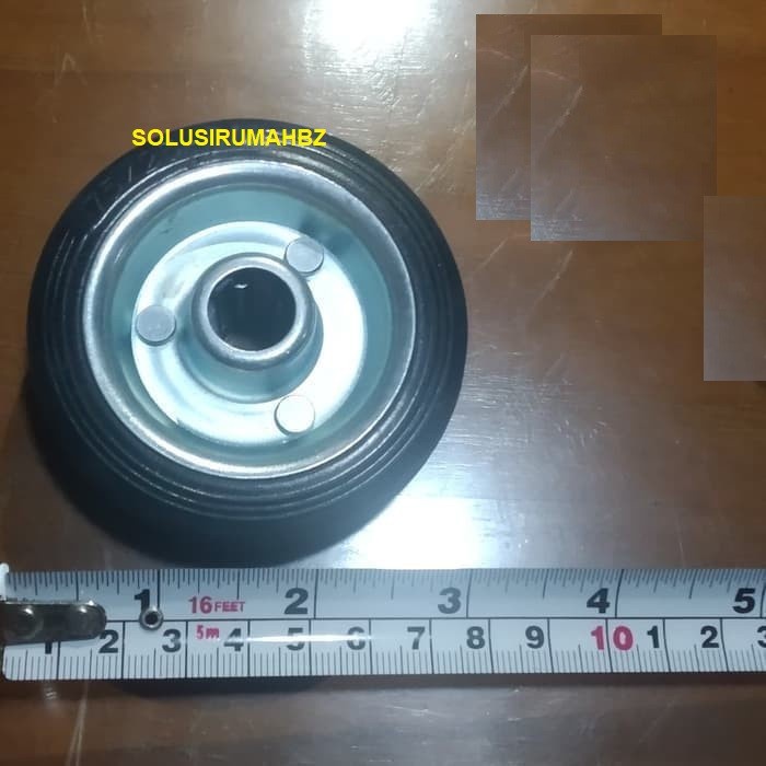 RODA ETALASE 3 INCH WHEEL ONLY RODA KARET RODA TROLLEY RODA GEROBAK 3&quot; ban saja 75mm 75 mm troli