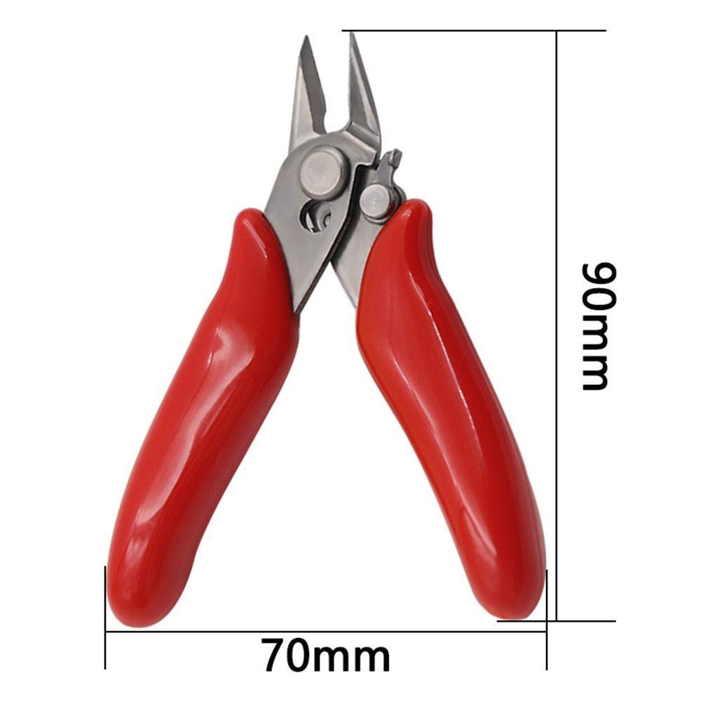 Populer 2Pcs Pemotong Kabel Kawat Listrik Cutting Side Snips Stainless Steel Hand Tools Diagonal Tang