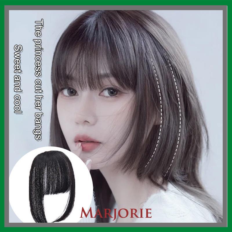 Toupee human Hair Tempelan penutup botak rambut asli toupee tipis layer rambut asli-MJD