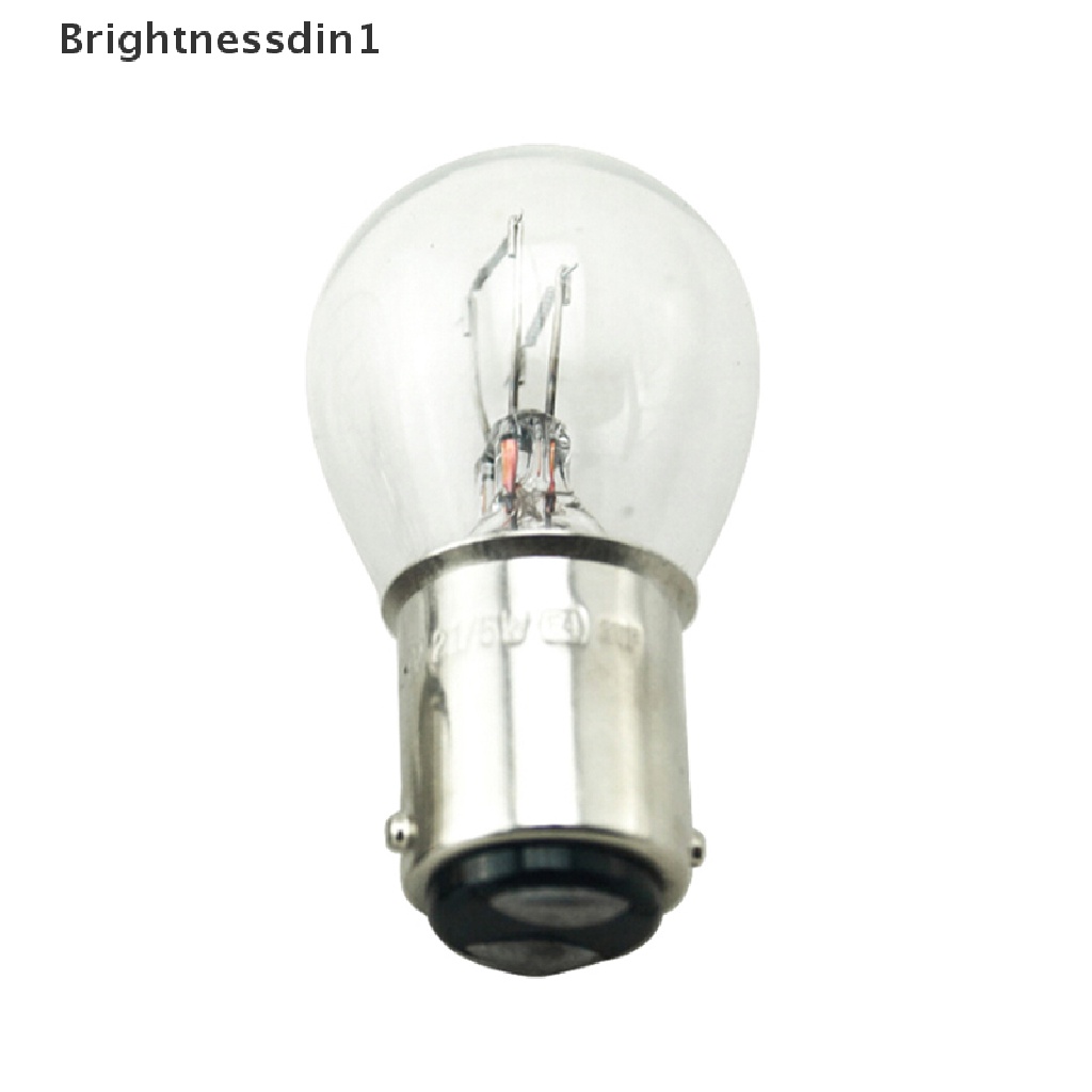[Brightnessdin1] 2pcs/set 1157bay15d 21/5W Mobil Mundur Cadangan Stop Rem Ekor Lampu Bohlam Butik Kuning