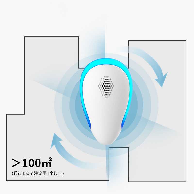 (BISA COD) FTIHSHP BOSSCON Anti Nuk Ultrasonic Mosquito Rat Pest Control Repeller - FM977