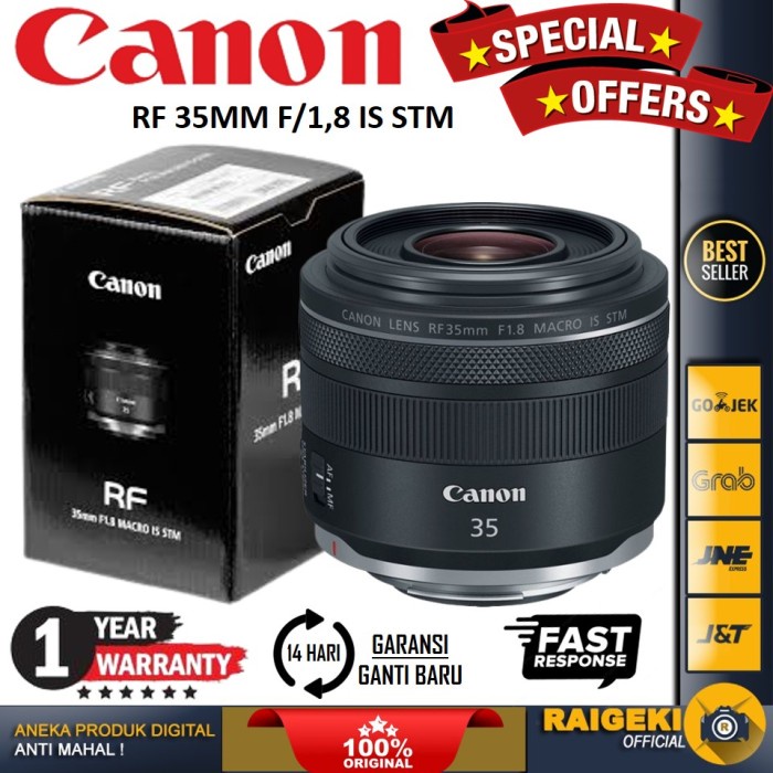 Canon RF 35mm f1.8 IS Macro STM Canon 35mm RF Mount GARANSI RESMI