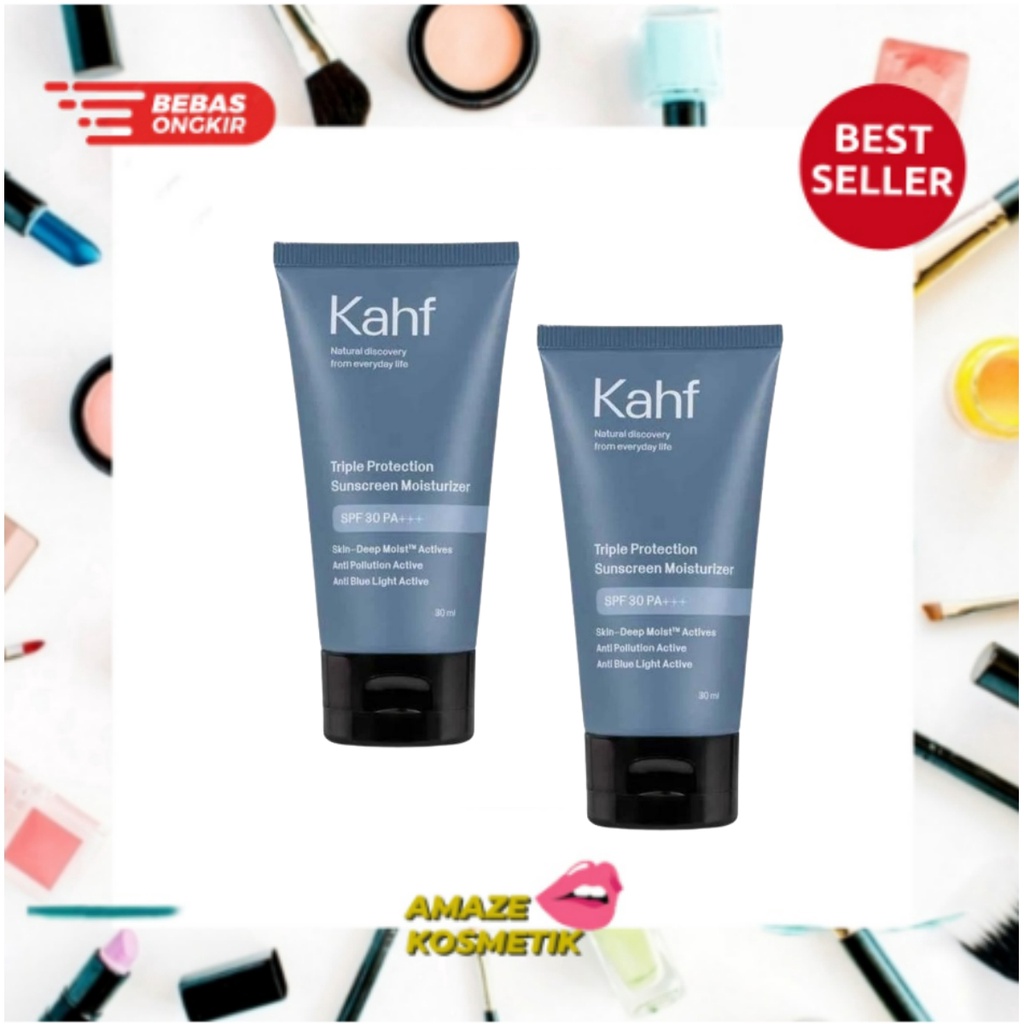 KAHF Triple Protection Sunscreen Moisturizer Spf 30P PA+++ - Amaze_Kosmetik