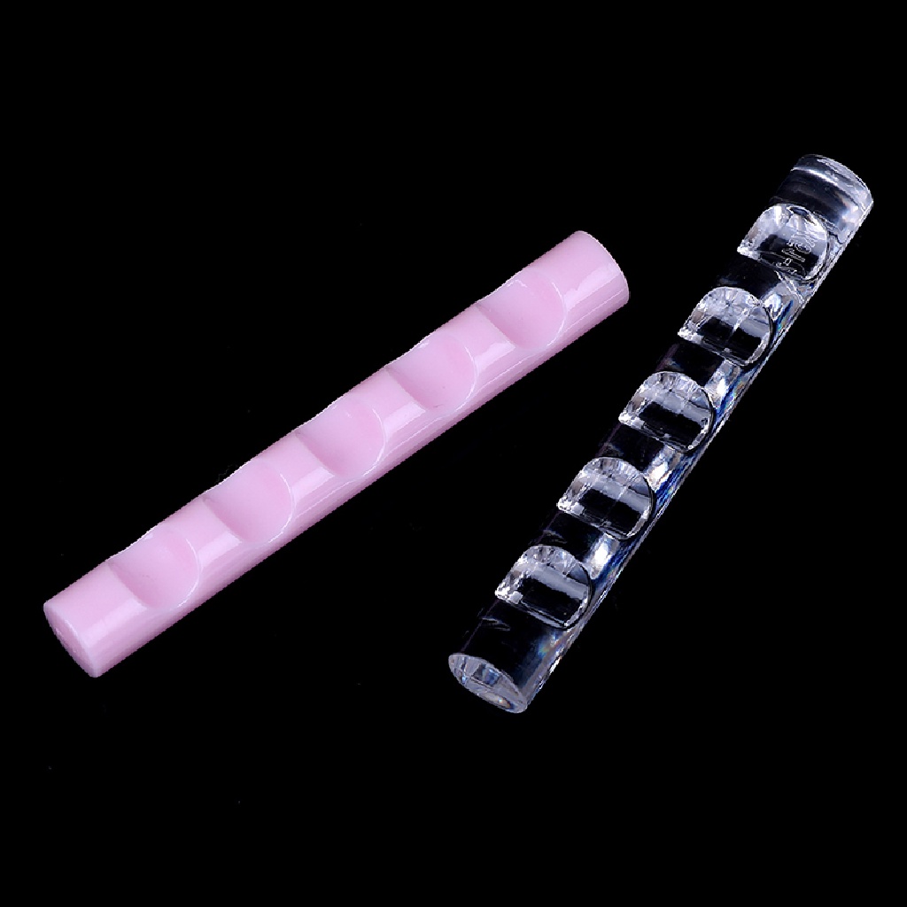 Mornin Five grid acrylic nail brush holder Rak pen Kuku Berdiri manicure nail art tools id