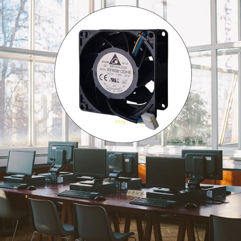 Bt Untuk Delta PFR0812DHE PWM Cooling Fan 80mm Chassis Radiator Untuk Komputer Desktop
