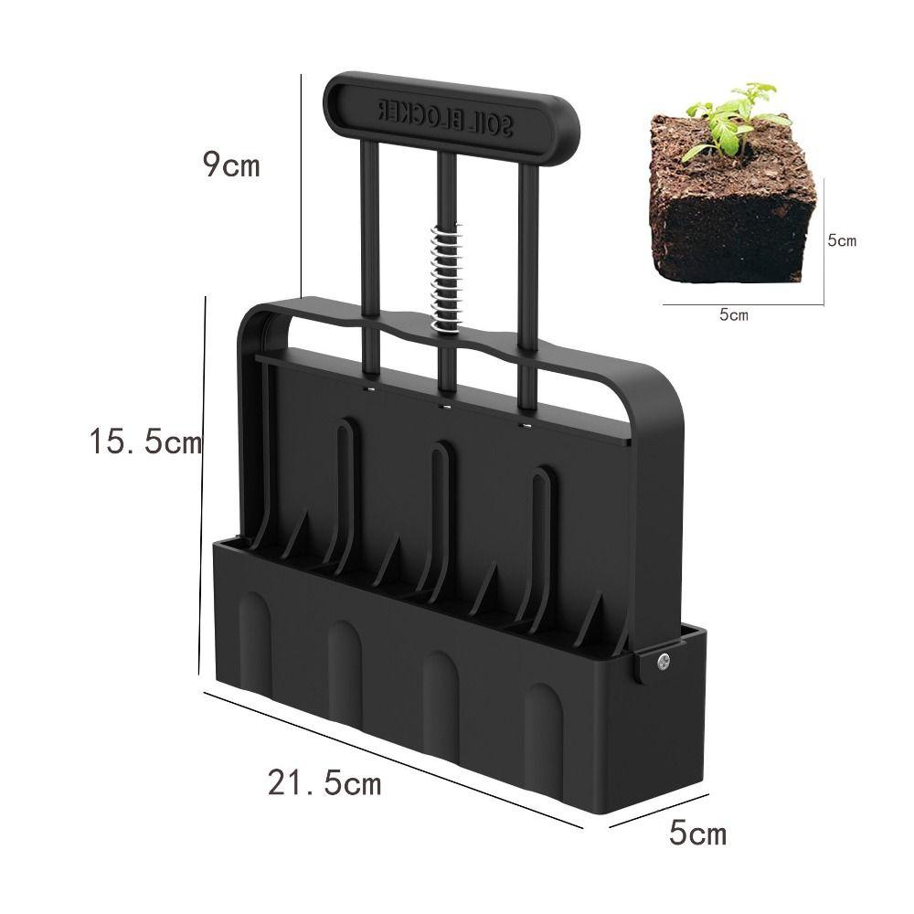 Solighter Soil Blocker No Transplant Shock 2inch Alat Pemblokiran Jamur 4sel