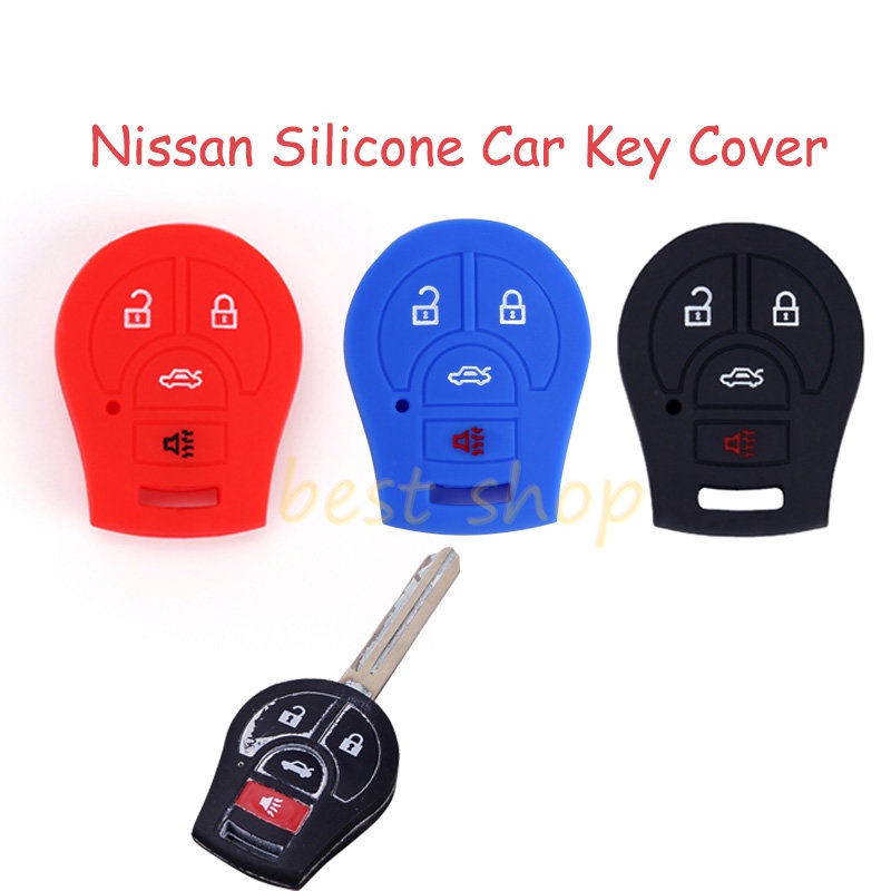 Untuk Nissan Micra Qashqai Maxima Altima Sentra Versa Car Silicone Penutup Kunci Mobil Perlindungan Cover Casing